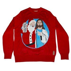 Tipsy Elves Egg Nog Christmas Sweater XL
